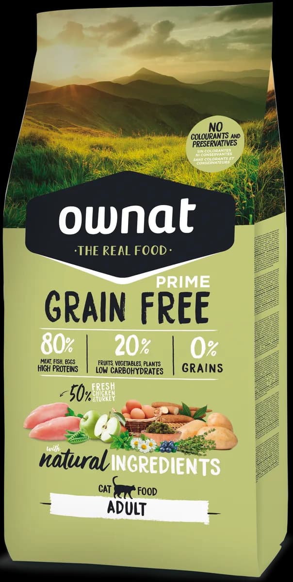 Pienso Gatos Ownat Prime Grain Free Adult Pollo 8 kg — foto principal
