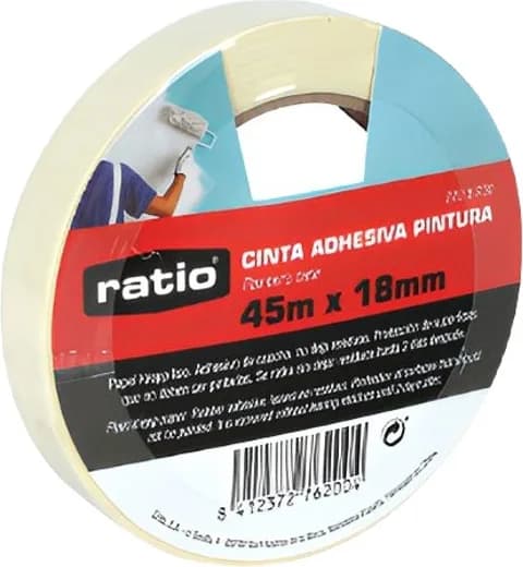 Cinta Adhesiva Krepp Liso 38mmx45m — foto principal