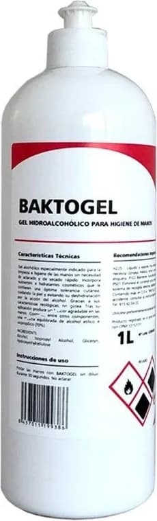Gel Hidroalcoholico Higienizante Baktogel 1l — foto principal