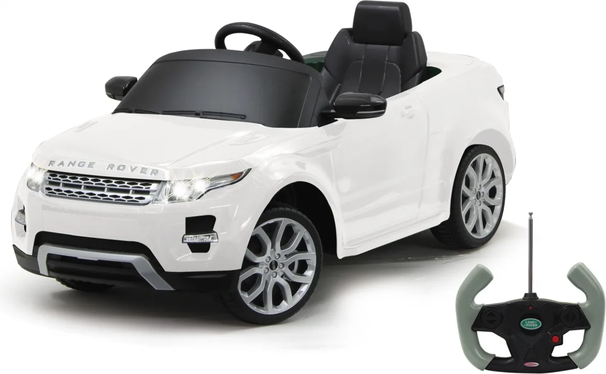 Coche Juguete Jamara Ride-on Land Rover Evoque Blanco 27mhz 6v — foto principal