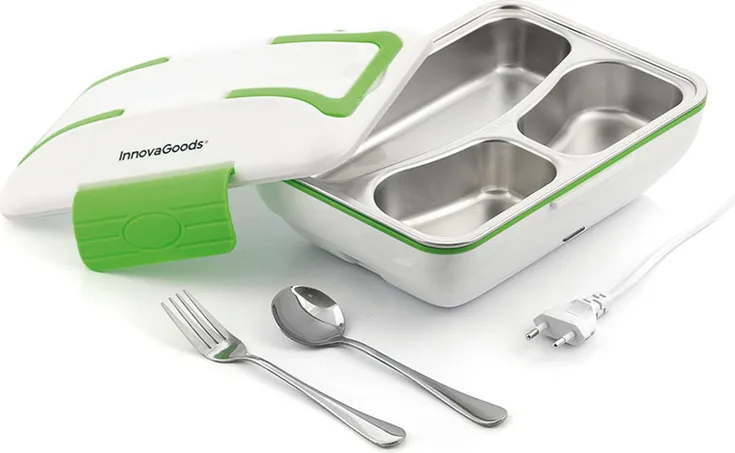 Fiambrera Electrica 50w Blanco / Verde — foto principal