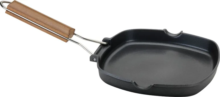 Asador Plancha Aluminio Fundido 28x28 cm — foto principal