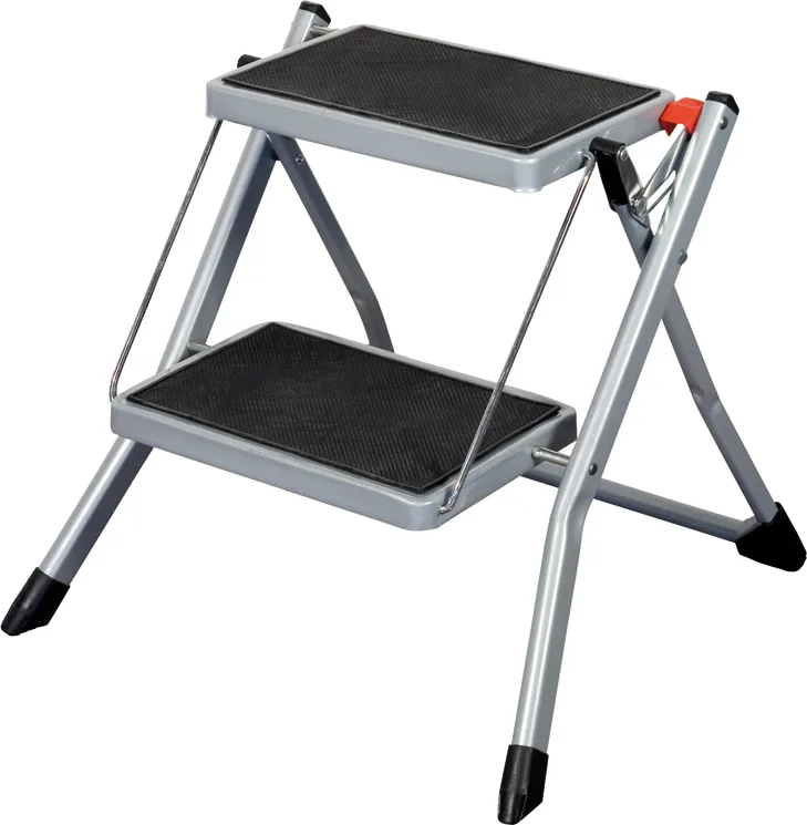 Escalera Taburete Acero 2 Peldaños 30x20cm — foto principal