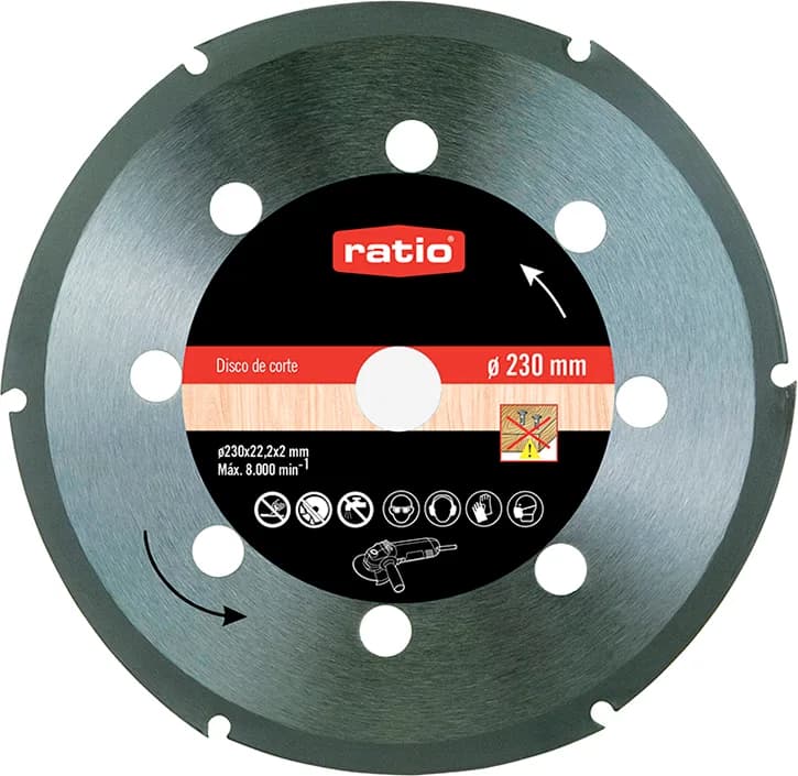Disco Corte para Madera 230x2,0x22,2 Ratio — foto principal