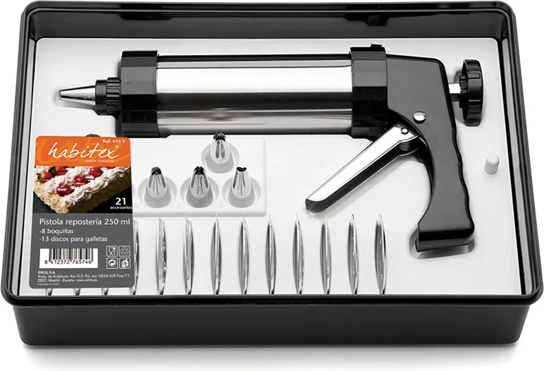 Juego Pistola Reposteria con Accesorios Habitex — foto principal