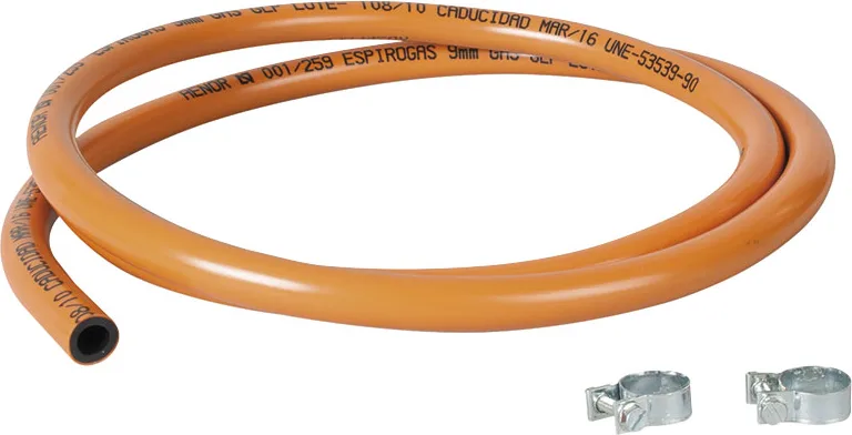 Tubo Plast.gas Buta.1,5m + 2 Abrazaderas — foto principal