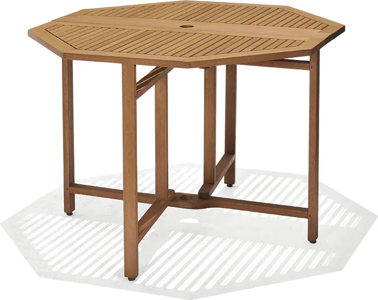 Mesa madera jardin octogonal Brisa — foto principal