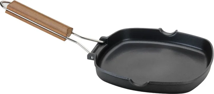 Asador Plancha Aluminio Fundido 24x24 cm — foto principal