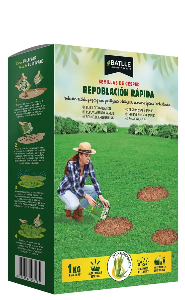 Semilla Cesped Repoblacion Rapida 1 Kg — foto principal