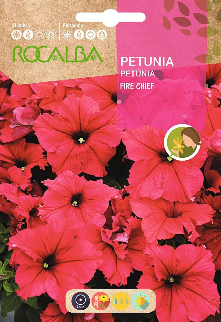 Semilla Petunia Fire Chief, Roja — foto principal