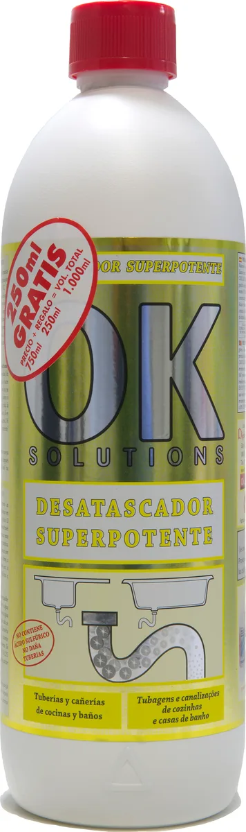 Ok Desatascador Superpotente 1 litro — foto principal