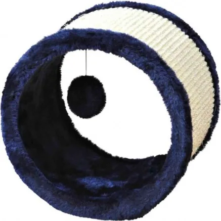 Rueda Juego Sisal/peluche, ø23 x 20 Cm, Azul — foto principal