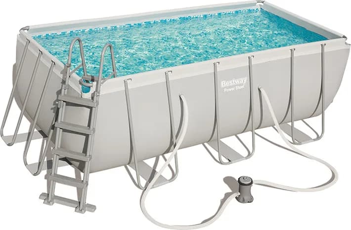Piscina Desmontable Tubular Bestway Power Steel 488x244x122 cm Depuradora — foto principal