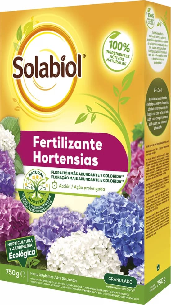Solabiol Fertilizante Granulado para Hortensias 750gr — foto principal