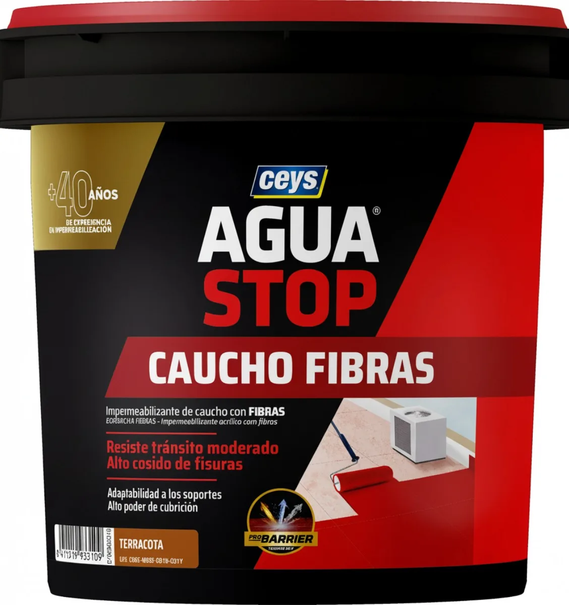 Aguastop Caucho Fibras Terracota 1 Kg — foto principal