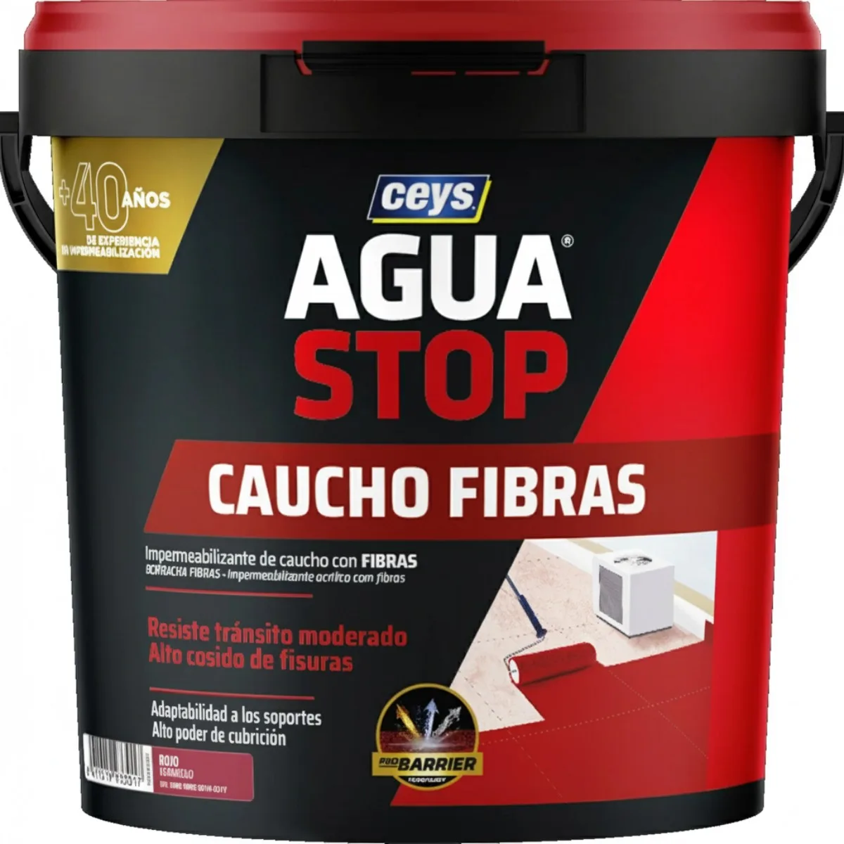 Aguastop Caucho Fibras Rojo 5 Kg — foto principal