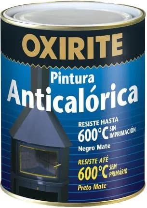 Oxirite Pintura en Anticalorica Mate Negro 375 ml — foto principal