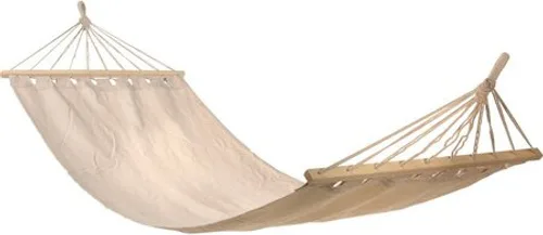 Hamaca colgar arbol Rayas 200x80 Beige — foto principal