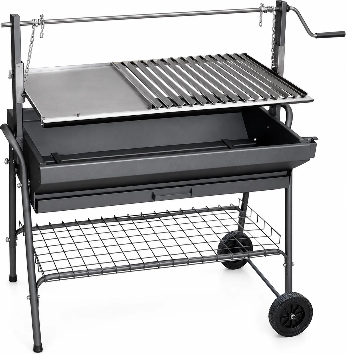 Barbacoa Santana Plancha-parrilla 100 cm con Ruedas — foto principal