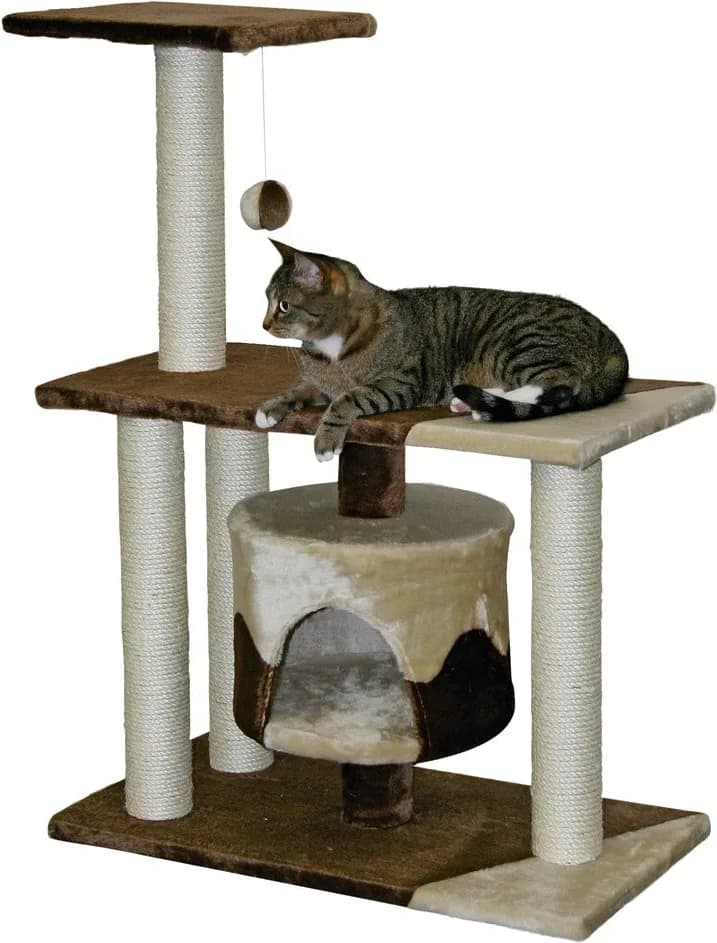 Arbol rascador Gatos Beige Cade alto 96 cm — foto principal