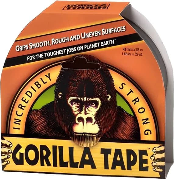Cinta Americana Negra Gorilla 11m x 48mm — foto principal