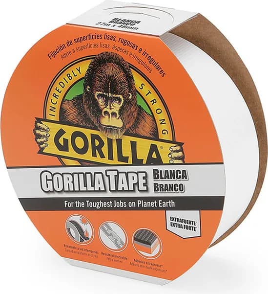 Cinta Americana Blanca Gorilla 27m x 48mm — foto principal