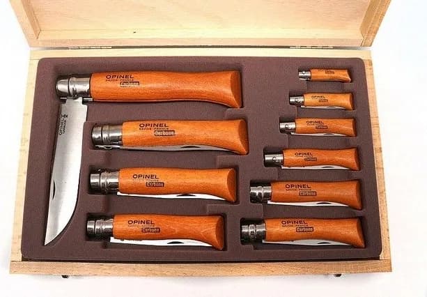 Estuche Madera 10 Navajas Opinel — foto principal