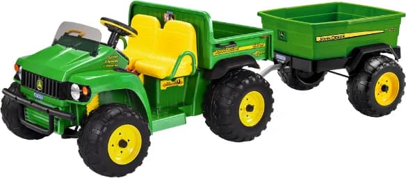 Buggy Eléctrico Biplaza John Deere Gator HPX 12V con Remolque Adventure — foto principal