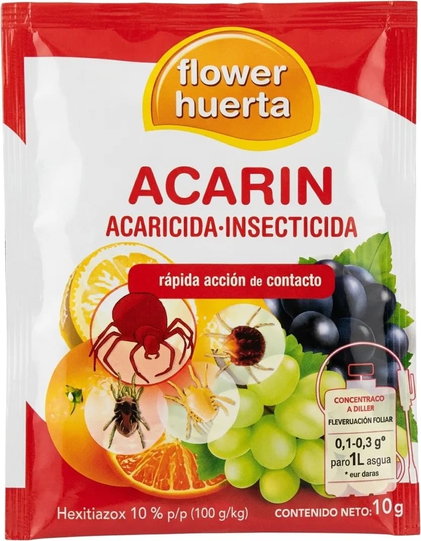 Acaricida Larvicida Acarin Flower 10 gr — foto principal