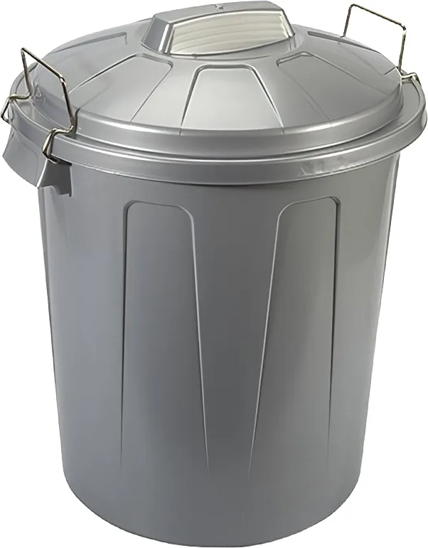 Cubo Basura Esla Nº 5 Redondo con Asas Metal 70 L — foto principal