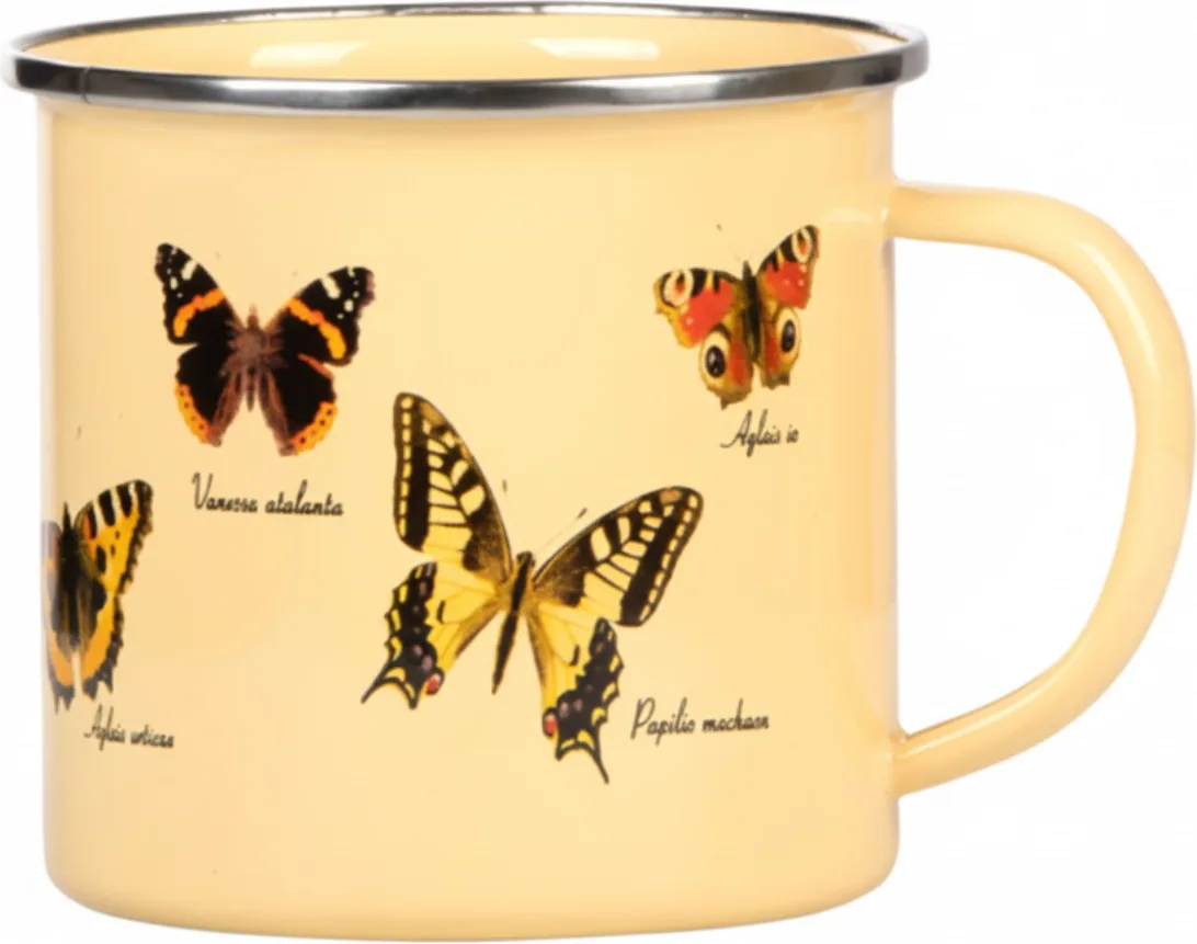 Taza Hierro Mariposas — foto principal