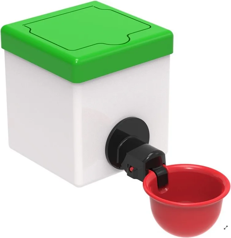 Bebedero basculante B-50 con botella 0,5L — foto principal