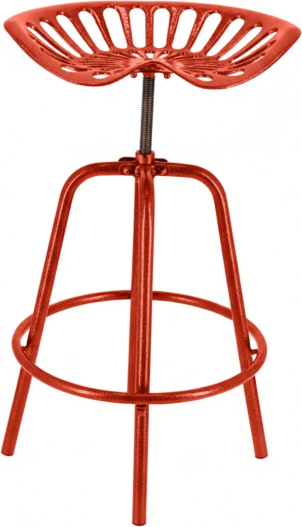 Taburete Diseño Tractor Roja — foto principal