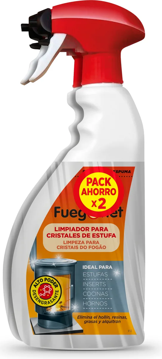 Pack Duo Masso Limpiaestufas En Espuma 750 ml — foto principal
