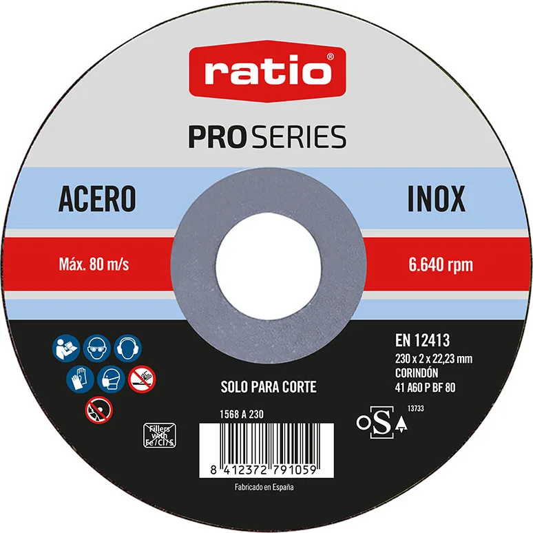 Disco Corte Inox/Metal 230x2 — foto principal