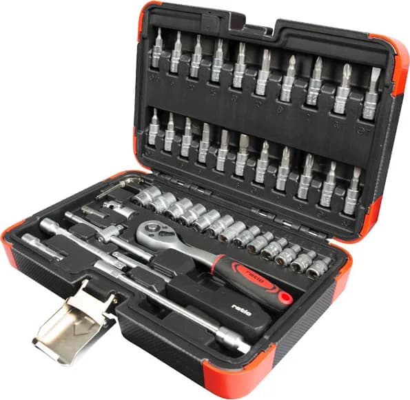 Estuche Vasos y Puntas 46 Pcs CR-V Ratio — foto principal