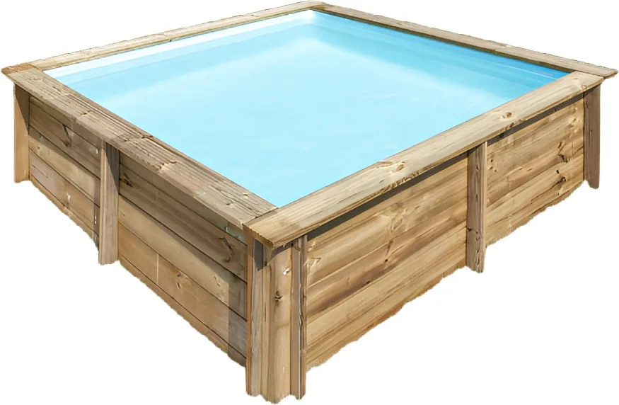 Piscina Sunbay Madera Cuadrada 225x225x68 cm — foto principal