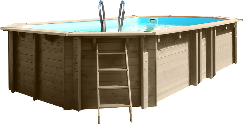 Piscina Sunbay Madera Ovalada 672x472x146 cm — foto principal