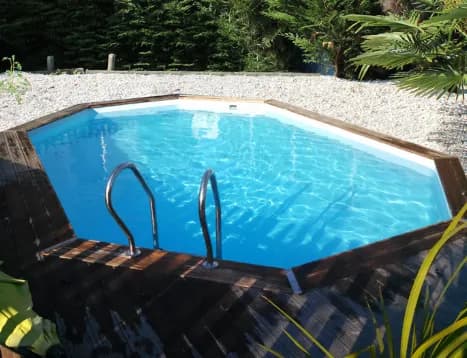 Piscina Sunbay Madera Ovalada 436x336x117 cm — foto principal