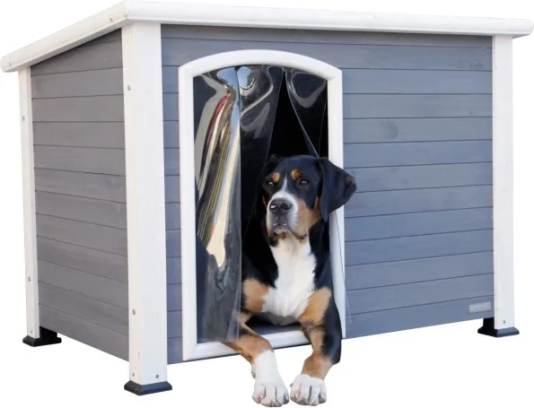 Caseta de Perro Kenny Gris 113x77x81 — foto principal
