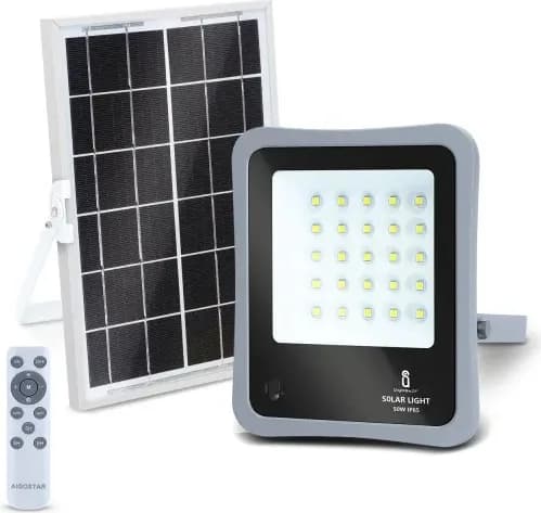 Foco Led con Panel Solar 50W 6500K — foto principal