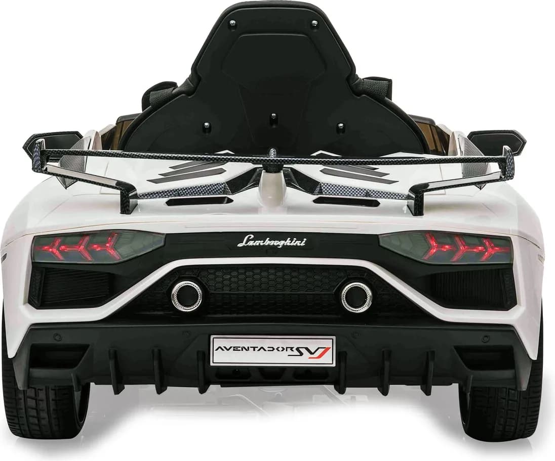 Coche Electrico Lamborghini Aventador SVJ Blanco 12V 2,4GHz — foto principal