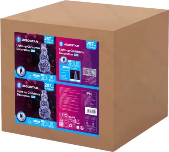 Muñeco de Nieve Luces Led de Navidad 120 Cm — foto principal