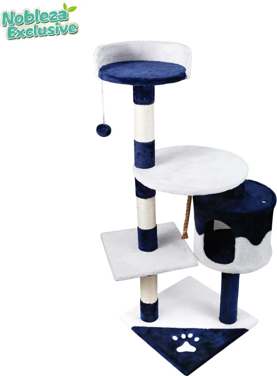 Rascador arbol para gatos exclusive azul — foto principal
