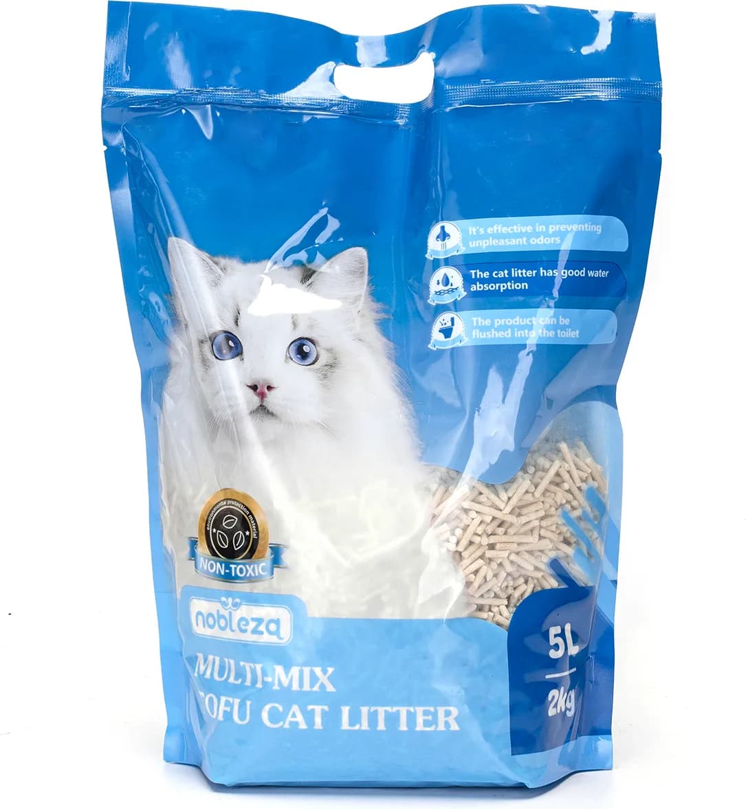 Arena Mixta de Bentonita y Tofu para Gatos 2 Kg — foto principal