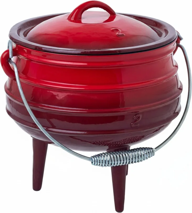 Pote Esmaltado Rojo 6 Litros — foto principal