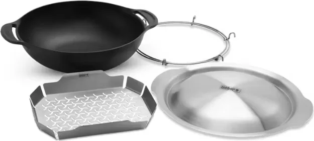 Wok y Vaporera Weber Crafted — foto principal