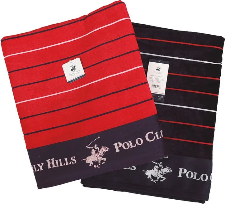 Toalla Playa 90x160cm Polo Club Roja — foto principal