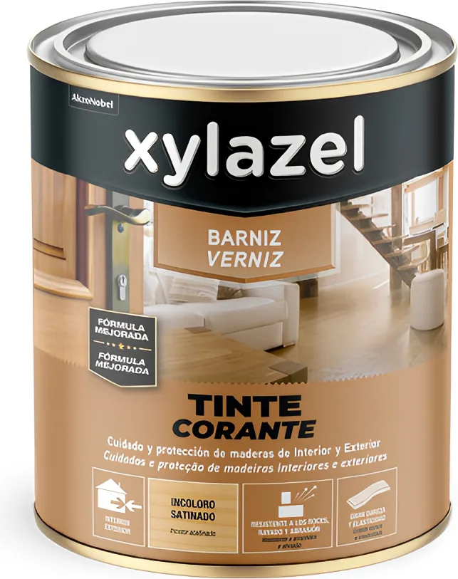 Xylazel Barniz Tinte Satinado Incoloro 750ml — foto principal