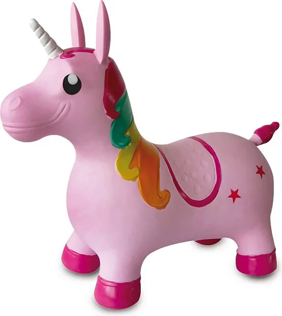 Correpasillos Unicornio Saltarin rosa con Bomba — foto 4